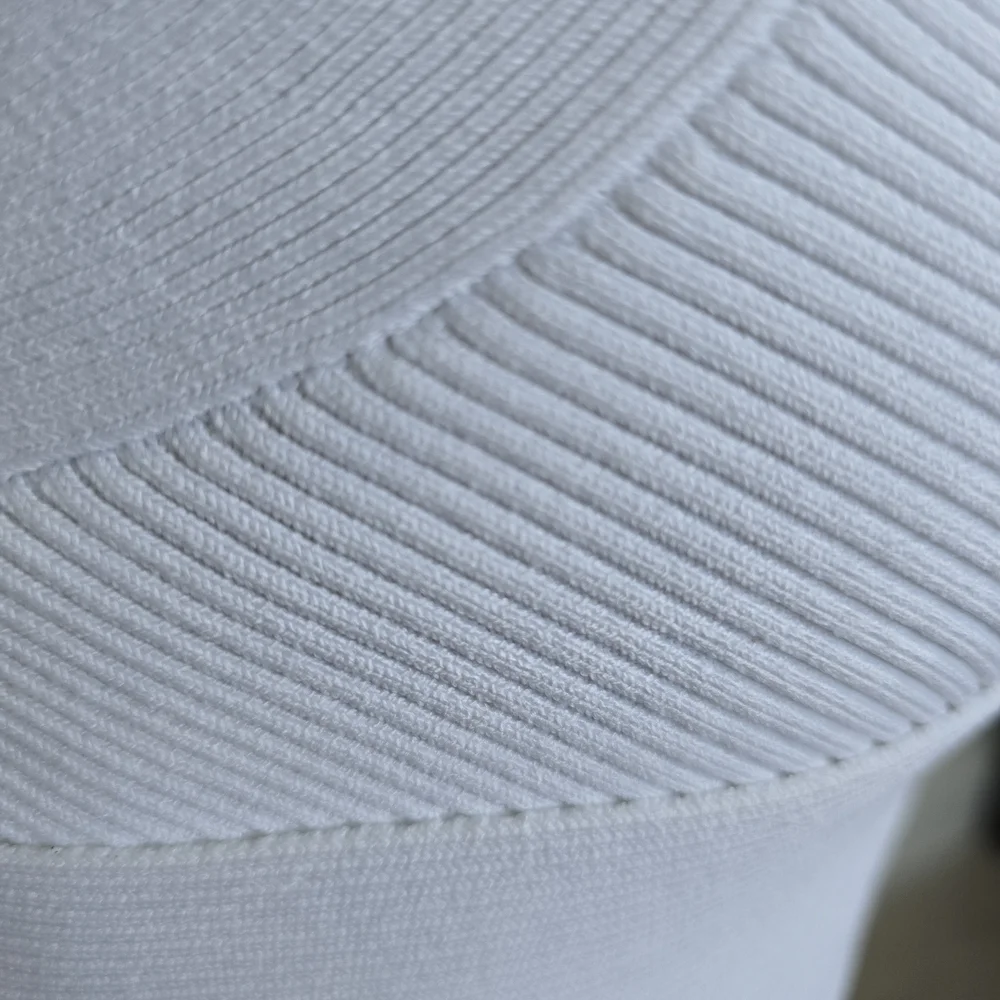 Babaton Sculpt Knit White Greek Tank - Picture 8 of 10